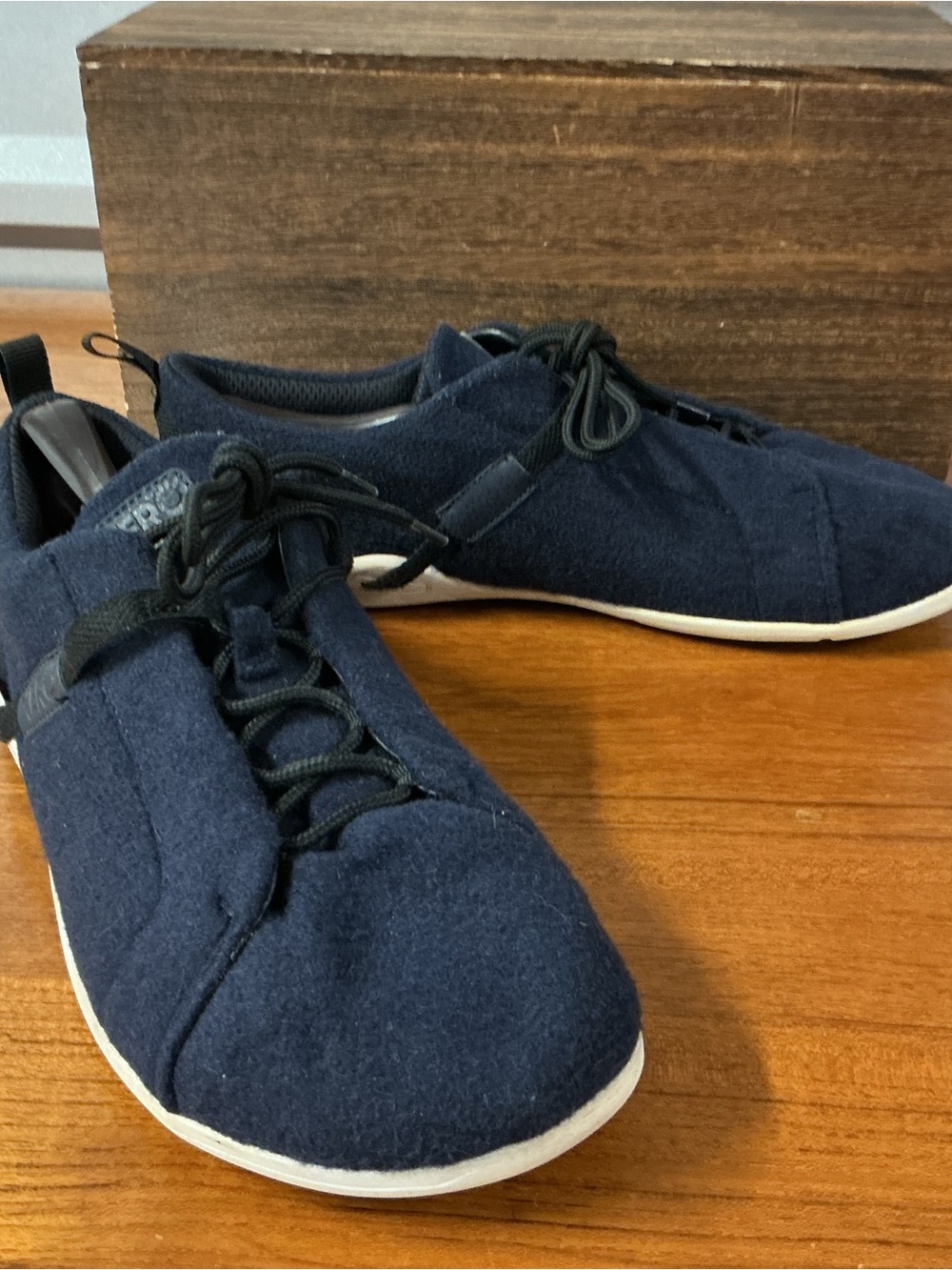 Xero Shoes Men Pacifica Blue Wool Barefoot Zero Drop Comfort Shoe Size 12